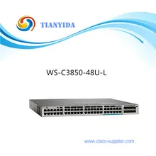 WS-C3850-48U-L катализатор 3850 48 Порты и разъёмы UPOE ядро LAN переключатель