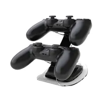 Синий светодиодный двойной Зарядное устройство станция Подставка с зарядным устройством для sony PS4 Беспроводной с контроллером и поддержкой Bluetooth