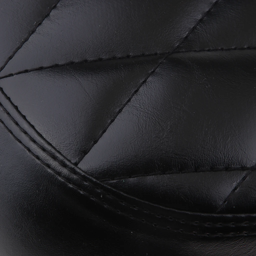 Motorcycle Cafe Racer Vintage Flat Seat Cushion Rhombus Seat Saddle Black Motorcycle Seat Saddle Cafe Racer Vintage Seat Cushion
