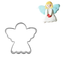 Ангел металлический резак для печенья формочки для выпечки помадка для бисквита вырезы формы для выпечки