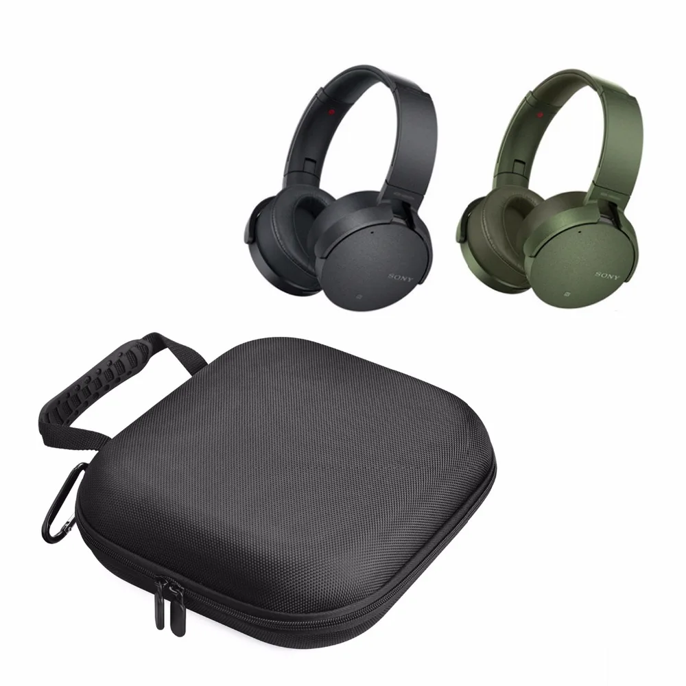 

2021 Newest Carrying Nylon Hard Cover Box & Bag Pouch Groups Case for Sony MDR-XB950N1 Over Ear On Ear Headphone Headsets Bags