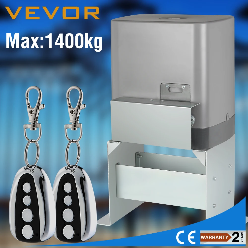 AUTOMATIC SLIDING GATE OPENER DOOR 3100LBS SLIDE ROLLER 1400KG WIRELESS