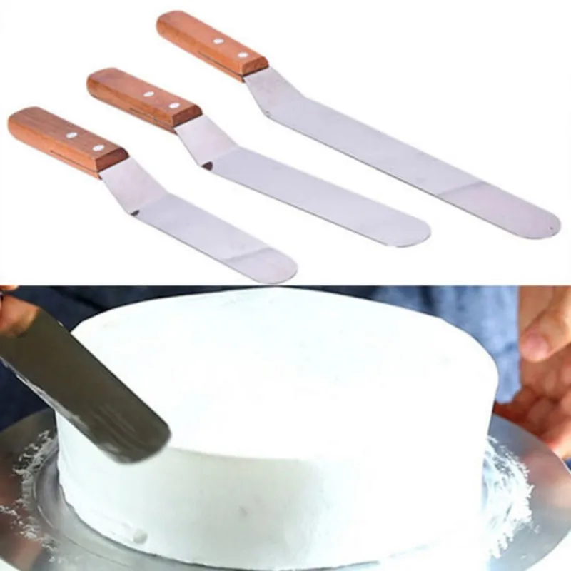 1pc 4/6/8/10inch Stainless Steel Butter Cake Cream Knife Spatula