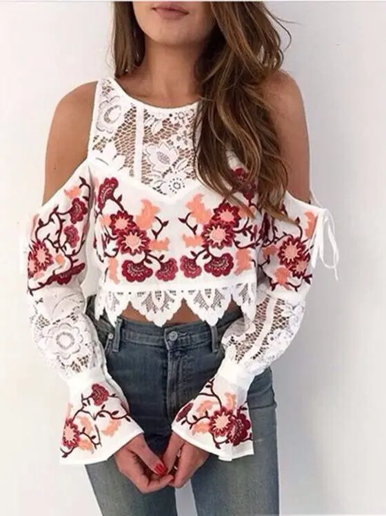 Новое поступление 2020 топы с цветочной вышивкой|embroidery organza|embroidery sequinsembroidery parts |