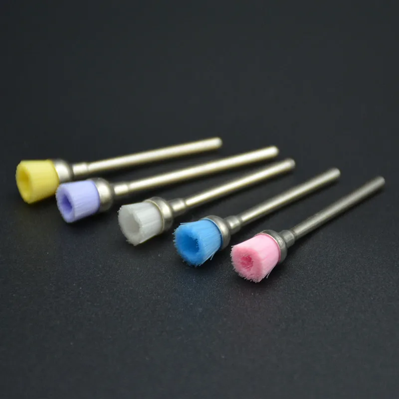 MAOHANG 6pcs Pro Nail Drill Bit Cleaning Dust Brush For Electric Manicure Machine Tools Random Colors 4