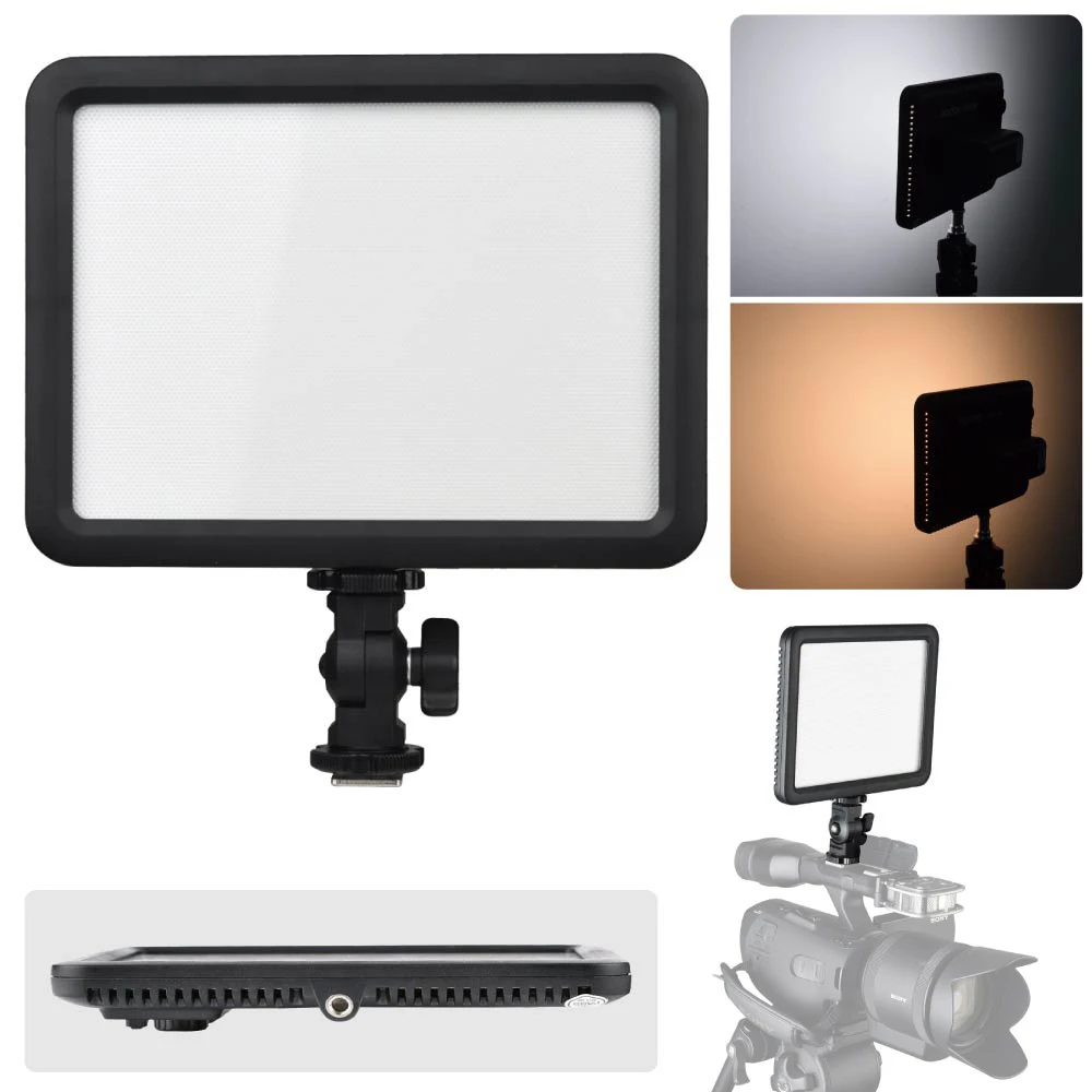 

Godox LEDP120C 3300K-5600K Changeable Video LED Light Lamp for Camera Camcorder