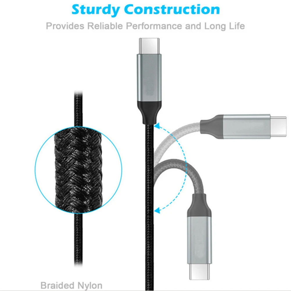 Быстрая зарядка 4,0 PD USB C к type C кабель для samsung S10 S9 Xiaomi USB 3,1 60 Вт USBC кабель для быстрой зарядки для MacBook Pro