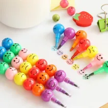 Семь цветные карандаши граффити помидоры на палочки ручка Пастель caneta Краски щетка Z904