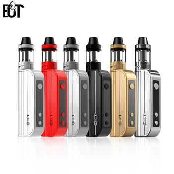 

Authentic ECT Traveler 80TC Electronic Cigarette Kit 80W Box Mod 2200mAH 7-80 W Adjustable Wattage Fit 18650 Battery Huge Vapor