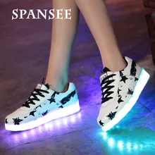 Fashion LED Sneakers Glowing Sneakers with Light Up Sole Luminous Children Kids Boys Infantil Shoes Basket Femme Trainers 10