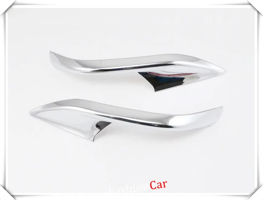 

For Toyota Vios 2017 (Sedan) 2pcs/set ABS Chrome rear fog light surround cover trim car styling