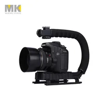 Selens DV C shaped Camera Handheld Holder flash bracket U-hand Motion Stabilizer stable frame Grip for video 5d2 DSLR SLR