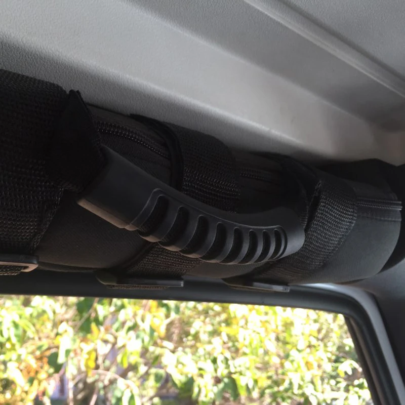 

Roll Bar Mount Side Grab Handle Interior Armrest Handles Kit Black For Jeep Wrangler JK CJ TJ VAN Wholesales Off Road Accessory