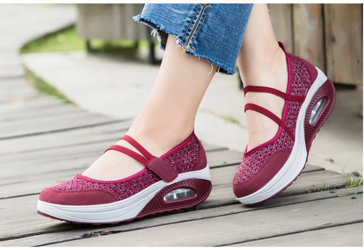 RS 8023 Breathable Summer Autumn Women Flats Shoes -11