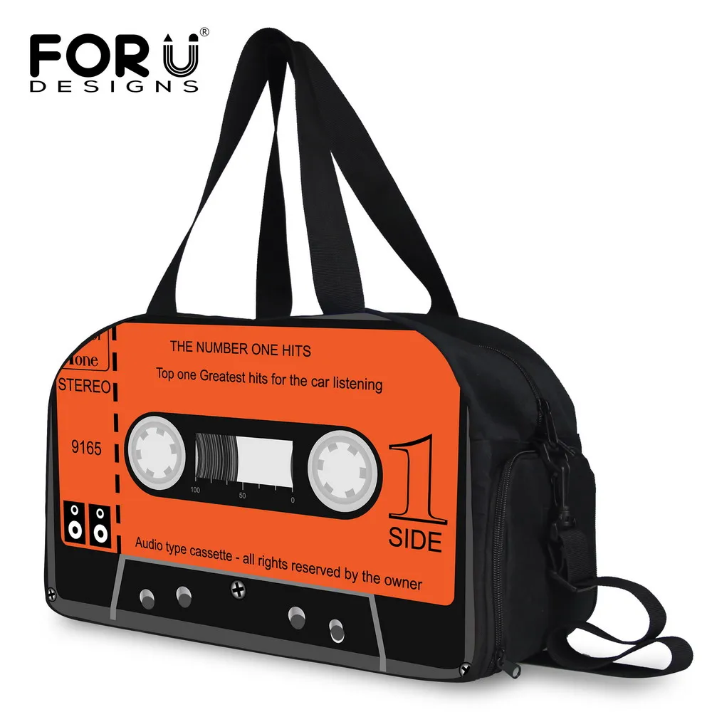 

FORUDESIGNS Fashion Women Men Travel Bags Large Capacity Women Luggage Travel Duffle Bags Luxury Men's Cotton Travel Tote
