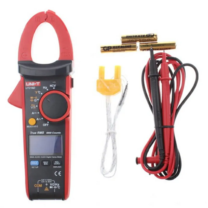 

Uni-t UT216D UT-216D 600A RMS real Digital Clamp metros UT216D