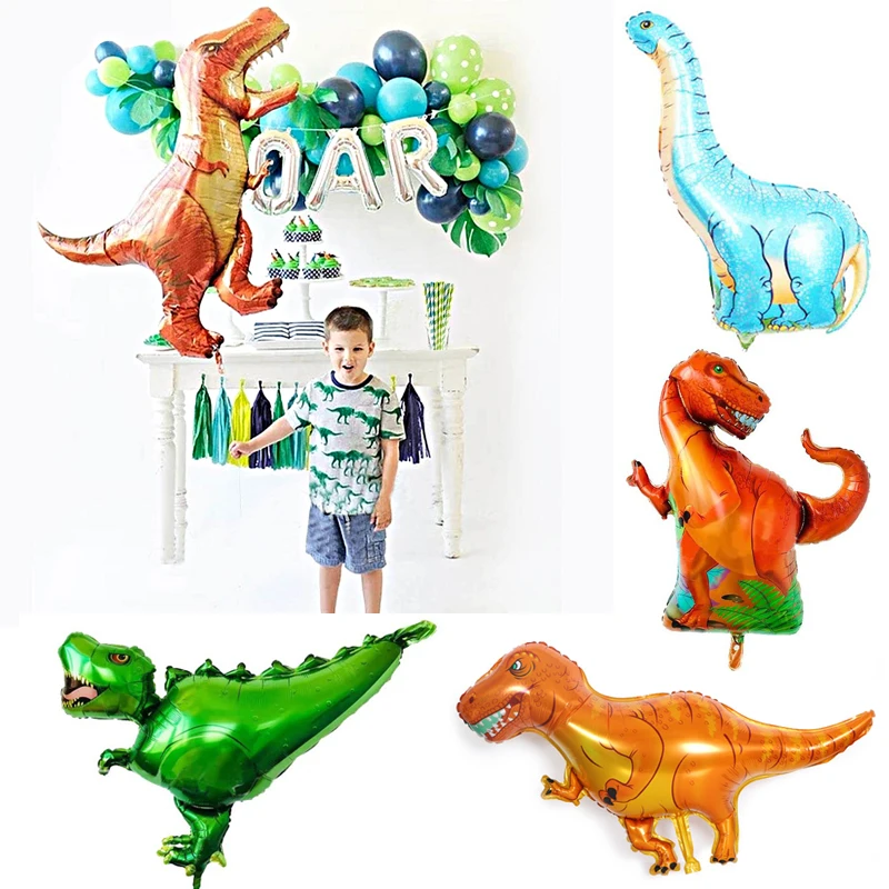 

New Dinosaur Shaped Aluminium Foil Balloon Birthday Party Children's Day Decorations Kids balloons Gifts 7A2682