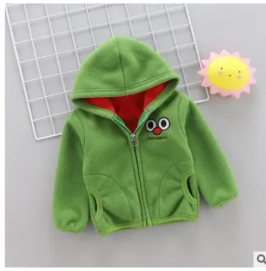 Коллекция года, модная брендовая детская рубашка на молнии с пятиконечной звездой Весенняя детская верхняя одежда, детское крутое пальто Одежда для маленьких мальчиков - Цвет: Зеленый