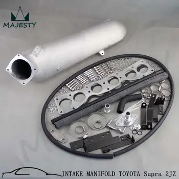 

Intake Manifold for 93-98 Supra 2JZ JZA80 2JZGTE 2JZ-GTE Bolt On Cast Aluminum Intake Manifold 95 96