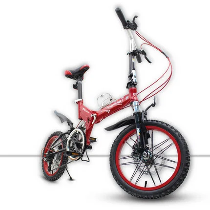 

[TB05]16/14 inch pull wind micro mountain folding bike speed double shock male and female adult student bicycle
