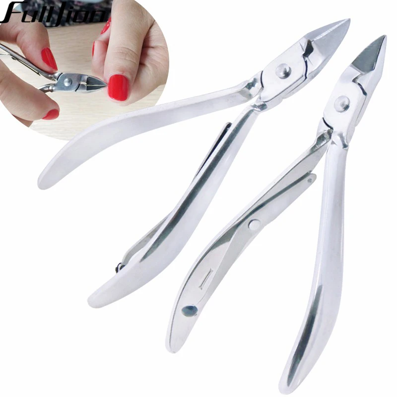 

Fulljion 1Pcs Nail Clippers Scissors Stainless Steel Dead Skin Remover Cuticle Nippers Tweezer Manicure Nail Art Pedicure Tools