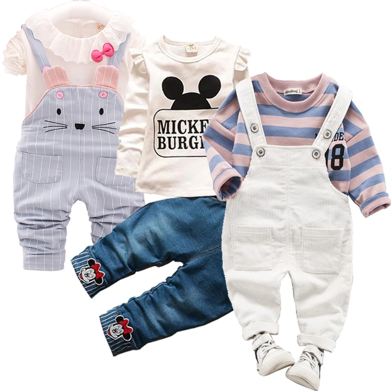

Spring and autumn newborn baby girls clothes sets fashion suit T-shirt + pants suit baby girls suit baby clothing sets