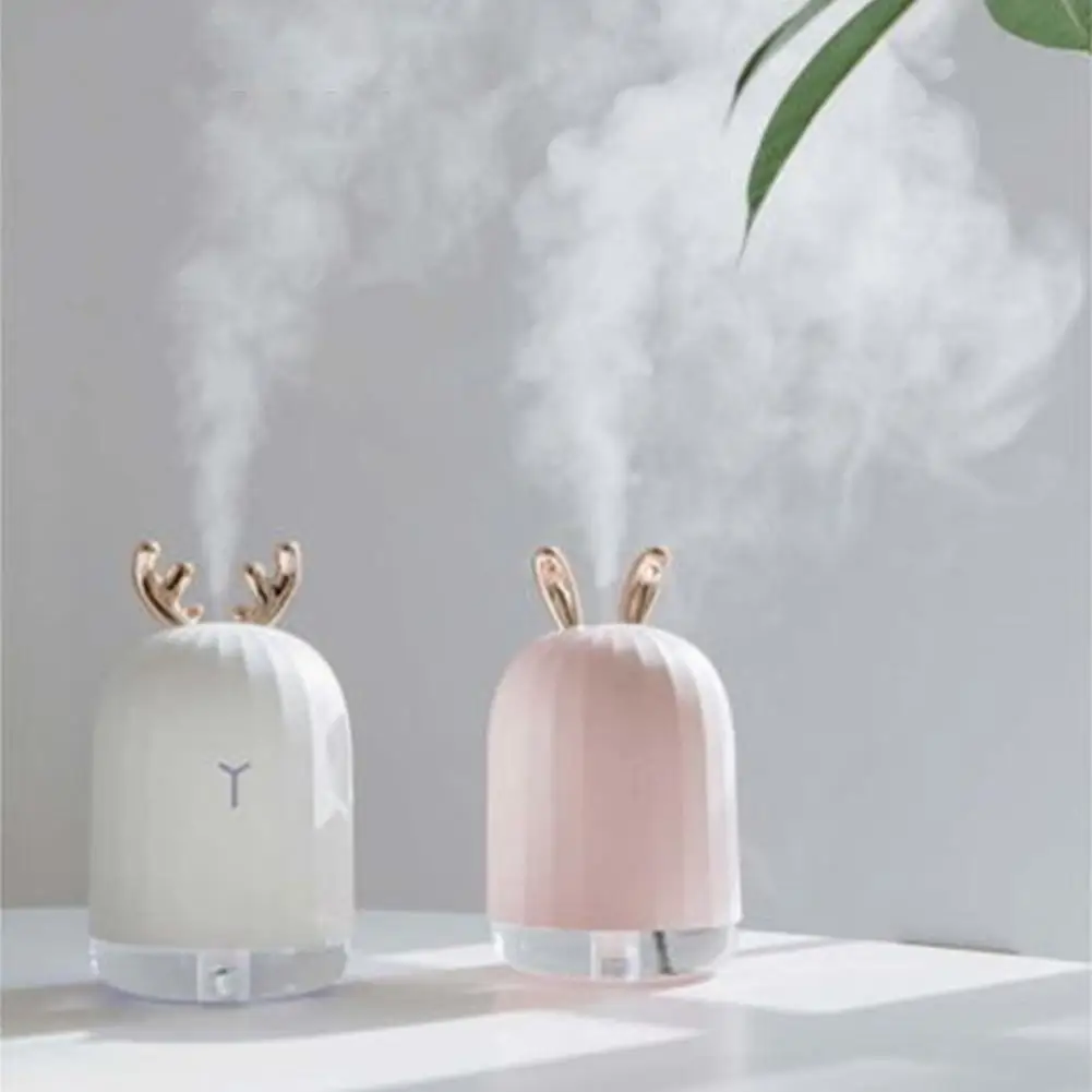 

220ML Mini Air Humidifier with Colorful Night Light Essential Oil Diffuser Aromatherapy Household Humidifier Usb Diffusers