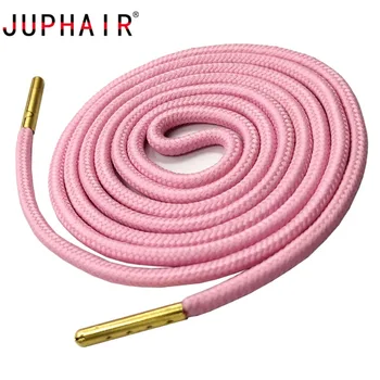 

120cm 140cm Sport Sneaker Round Shoelaces with Gold Metal Tip Shoelace Colored Shoe Laces for Shoes Boots Boot Lace