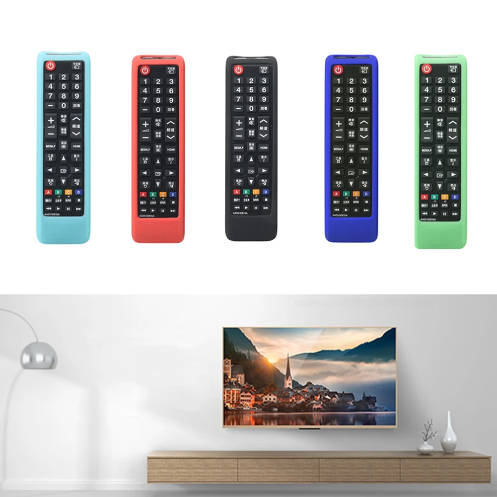 

Solid Dustproof Silicone Removable Protector Remote Control Cover Accessories Anti Slip Durable TV Protective Case For Samsung