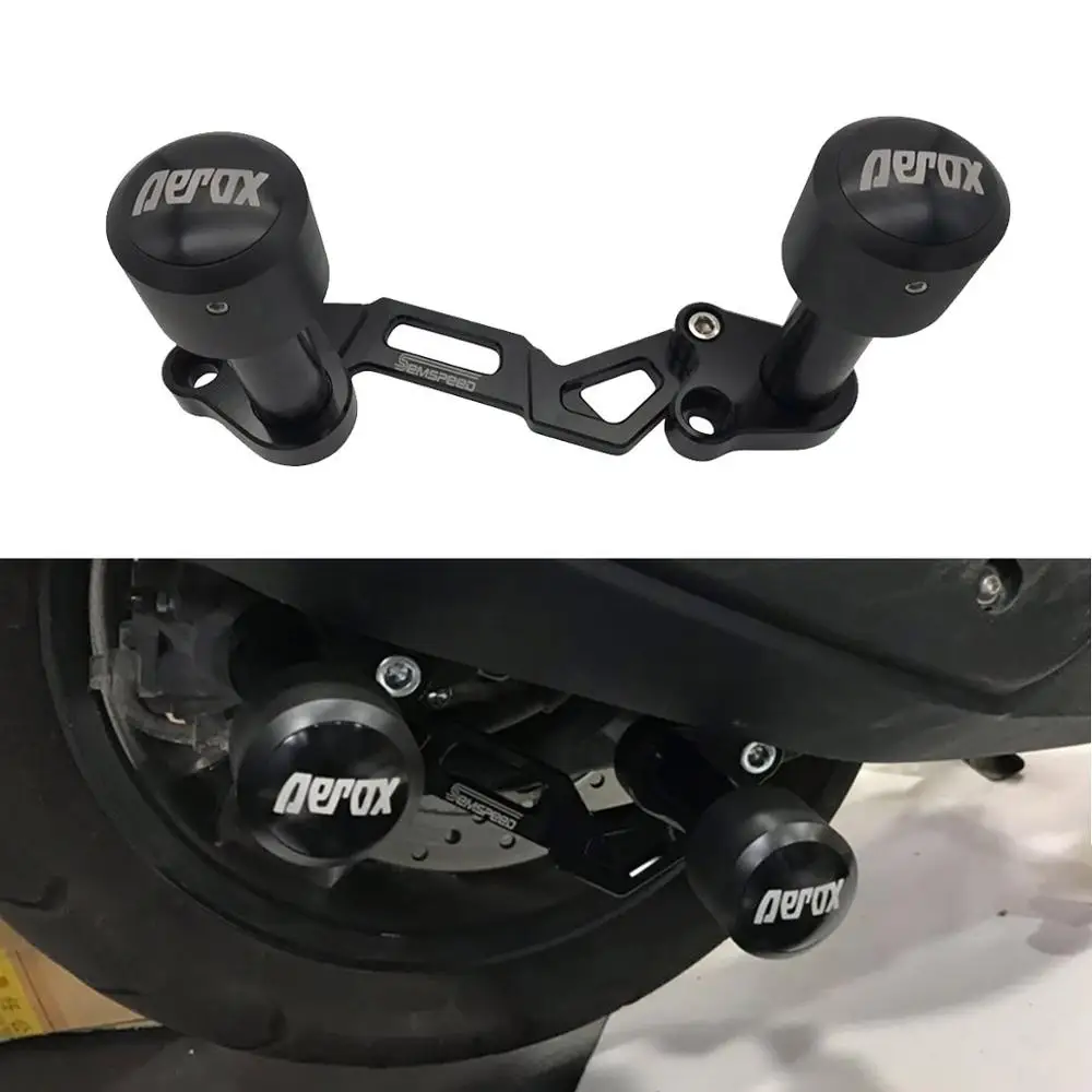 

For YAMAHA AEROX155 125 AEROX 155 125 2015-2018 2019 Motorcycle Accessories CNC Frame Crash Pads Exhaust Sliders Crash Protector