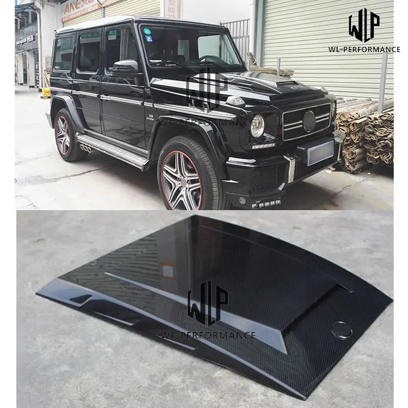 W463 G Klasse G500 G65 Carbon Motorhaube Vents Car Styling Fur Mercedes Benz W463 G55 G65 G63 Brabus Auto Korper Kit 08 14 Hoods Aliexpress