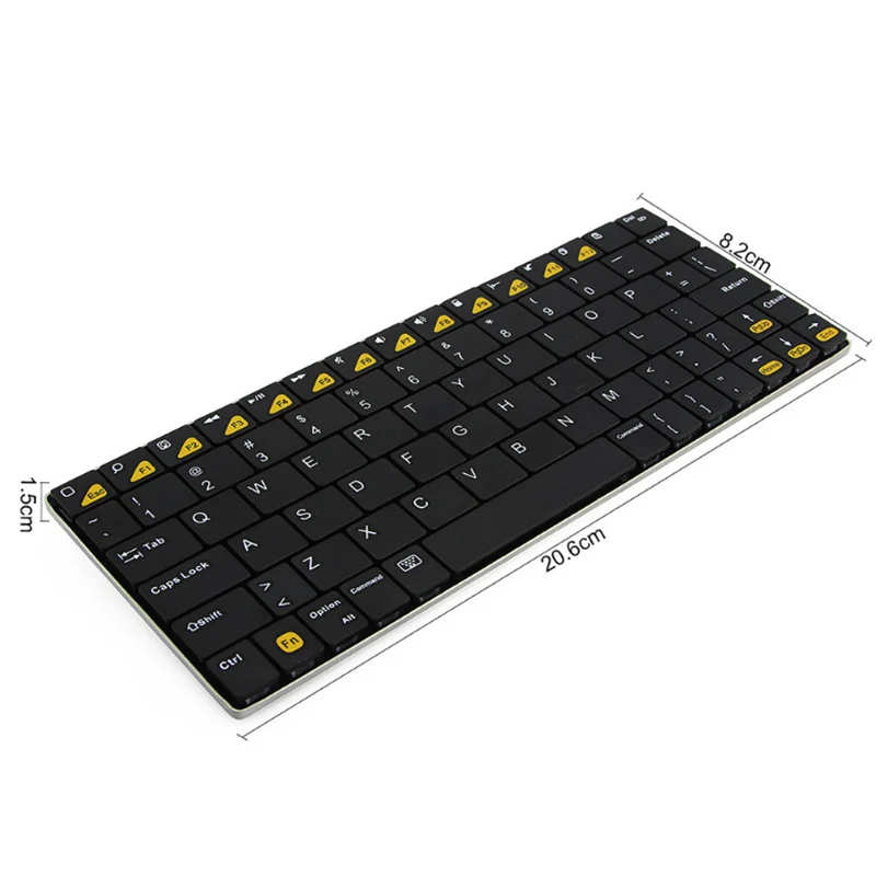 

New Mini USB Handheld Bluetooth 3.0 Wireless Keyboard 80 Keys for iPad Smartphones