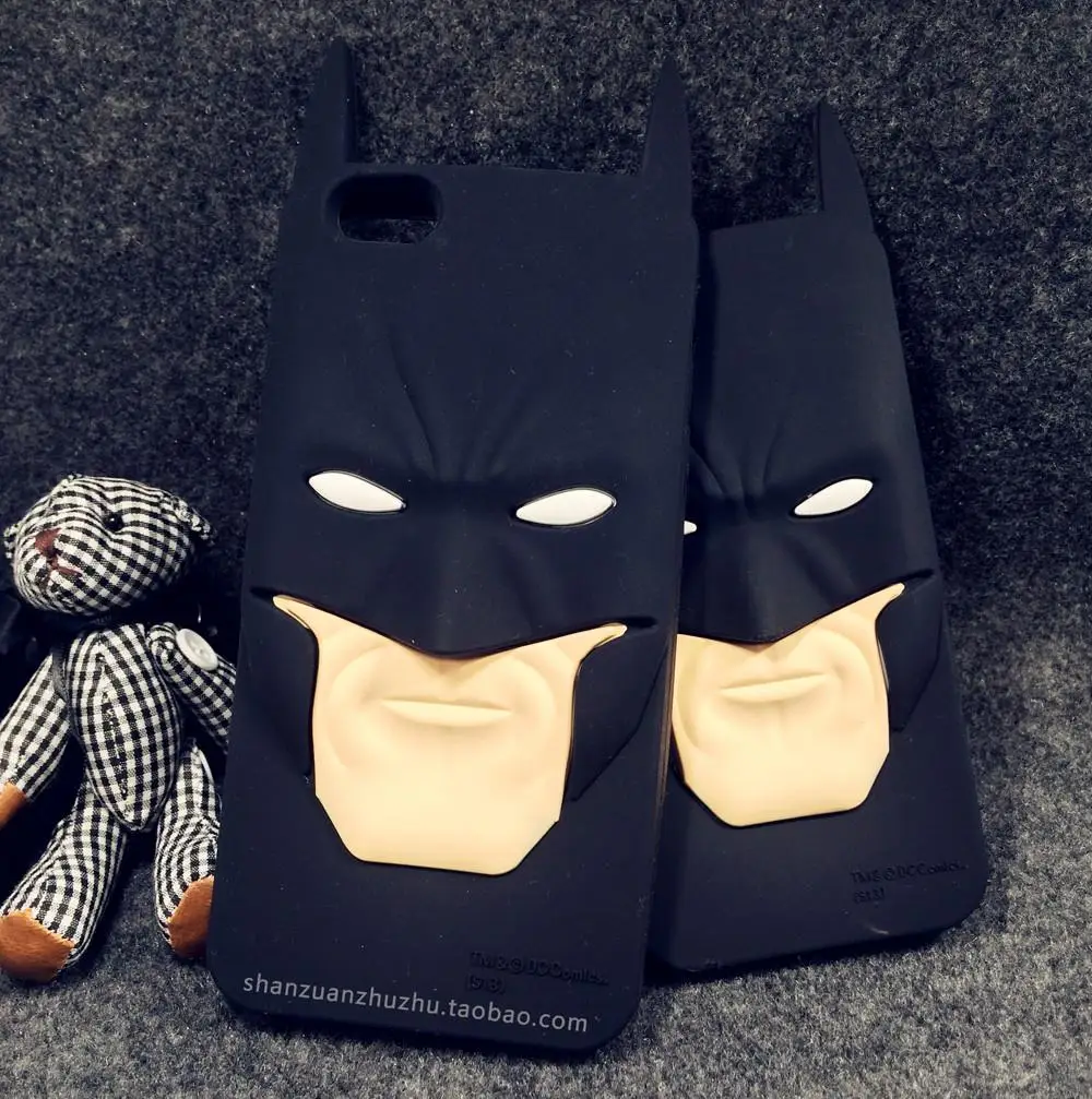 

Batman Case For Iphone 6 / Iphone 6s Plus / 5s SE Case Ripndipp 3D Animals Soft Silicon Rock Cover For Iphone 7 plus silica gel