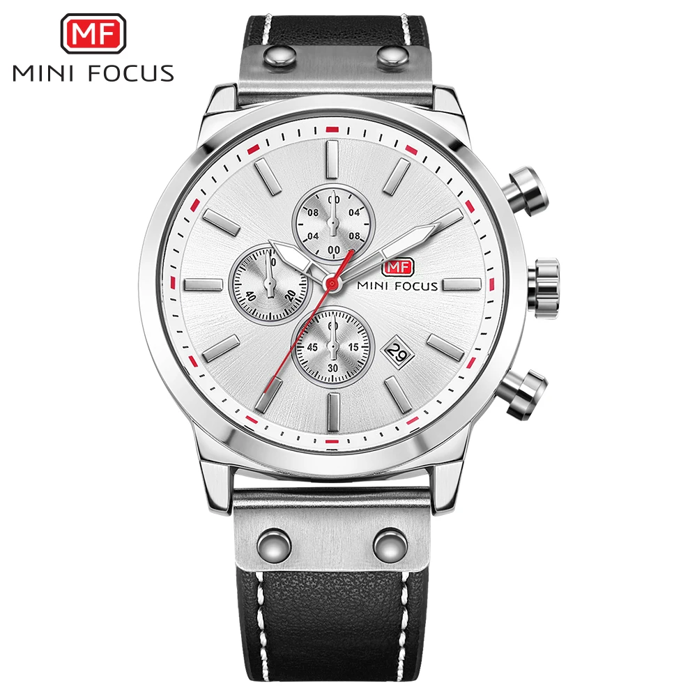 Reloj 2019 модные военные кварцевые мужские часы с большим циферблатом кожаные