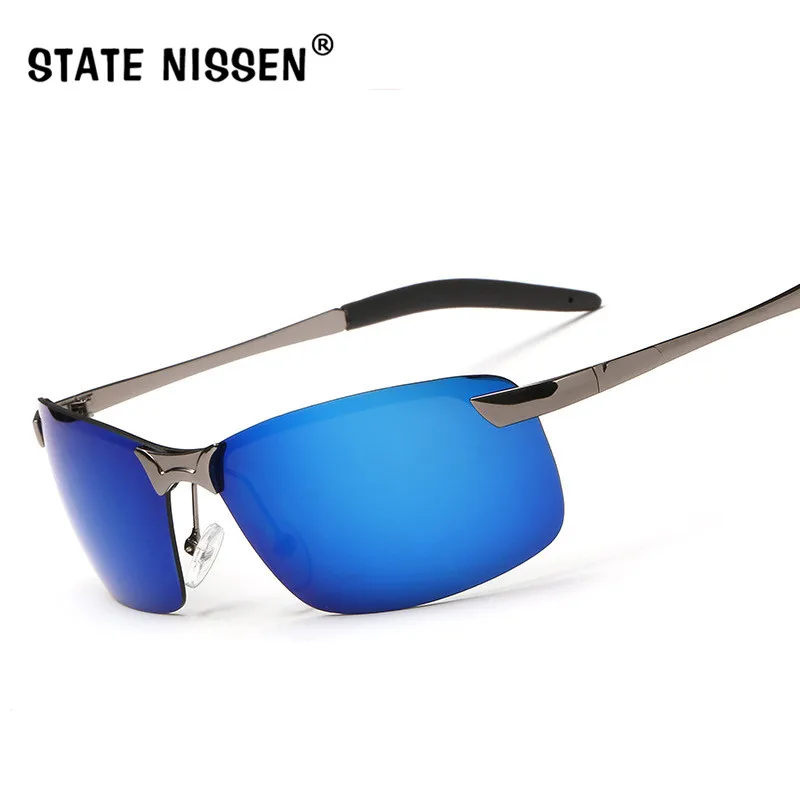 

STATE NISSEN Men Sport Polarized Sunglasses Men Outdoor Sun Glasses Fishing Retro Male Driving Vintage Eyewears Goggle Oculos