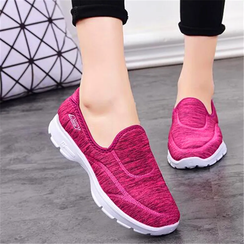 Female soft bottom breathable walking elderly casual non-slip soft bottom mother shoes