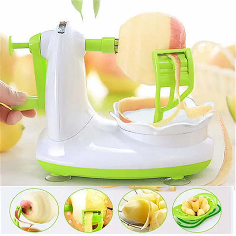 

Creative Fruit Vegetable Tools Apple Peeler Peeling Multifunction Manual Fruit Peeler Machine Cutting Apple Kitchen Tool U3