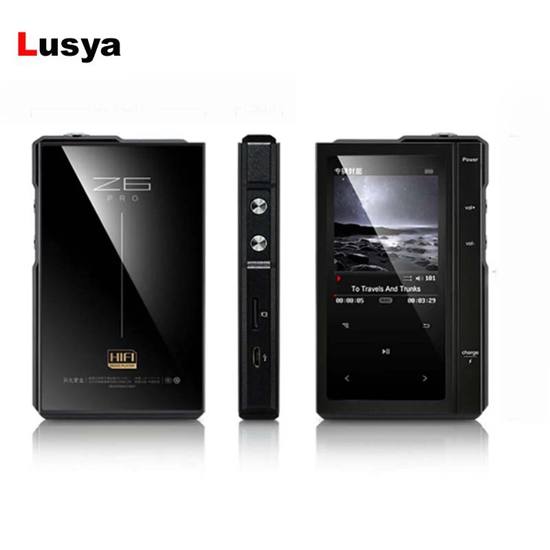 Z6 Pro Hifi музыкальный плеер жесткий DSD MP3-плеер ES9018Q2C DAC двухъядерный процессор |