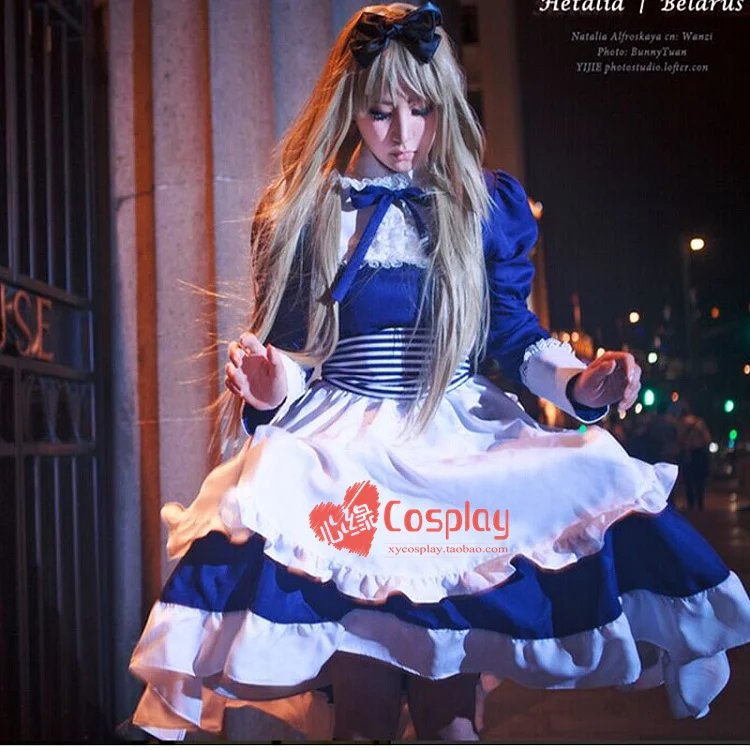 Axis powers Hetalia Belarus Lolita Cosplay Costume