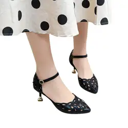 2019 Женские Модные Повседневные Вечерние туфли на высоком тонком каблуке с острым носком, обувь на высоком каблуке, Zapatos De Mujer chaussures femme