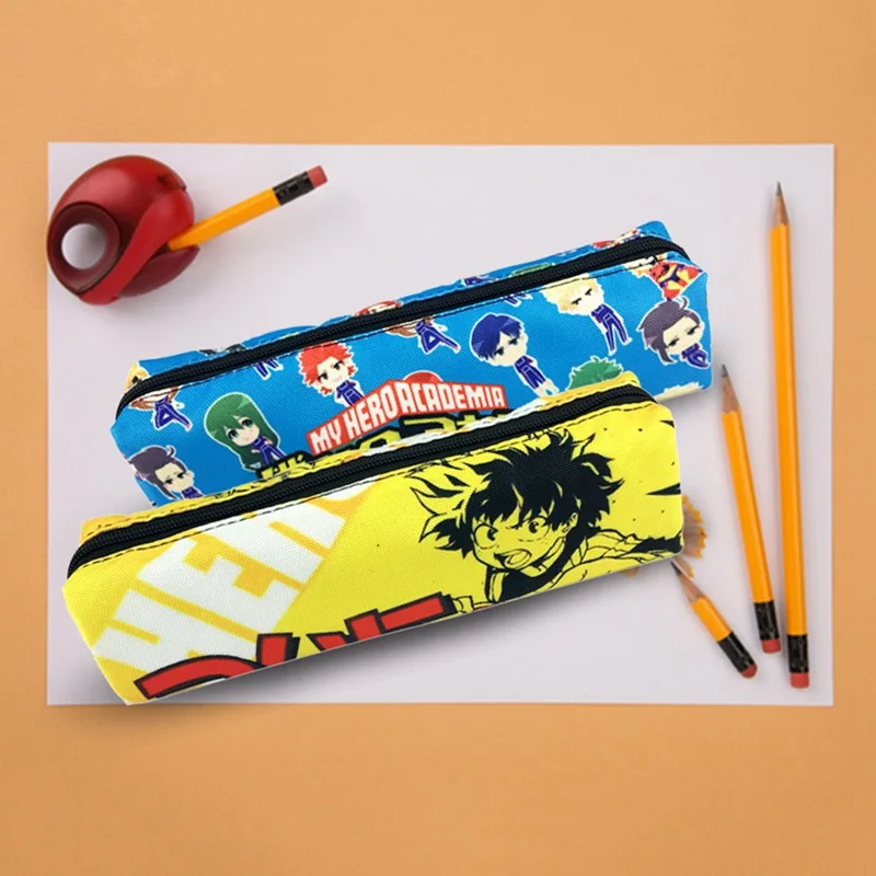 Сумки для ручек с героями мультфильмов My Hero Academia женская косметичка на молнии