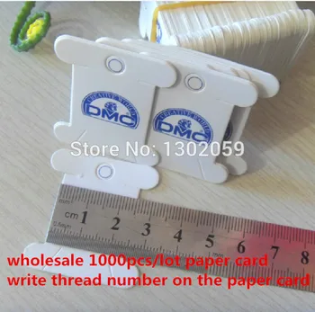 

Paper Card Total 1000 Pieces Cross Stitch Threading Board Thread Tool Accessory