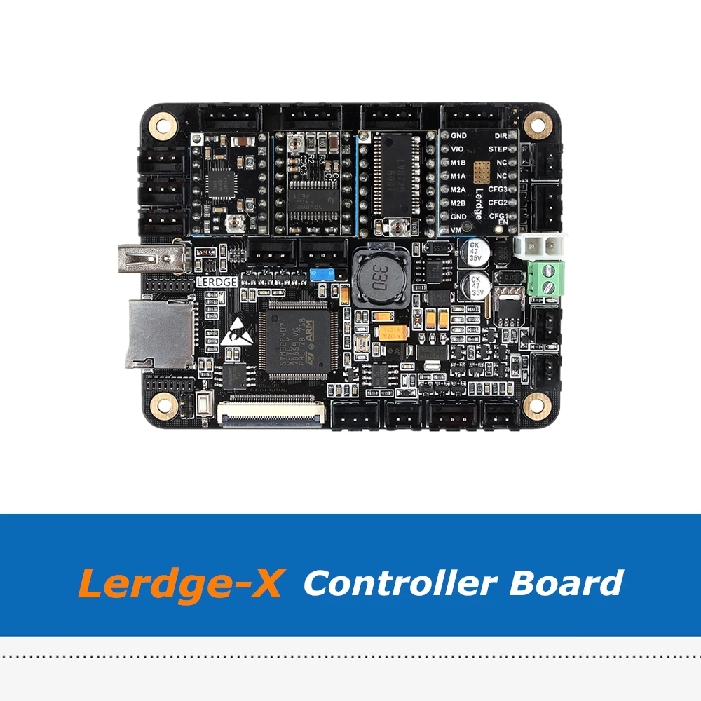 ARM 32 бит Lerdge X плата контроллера с A4988/Drv8825/TMC2100/LV8729/TMC2208 для Reprap 3D принтера Детали