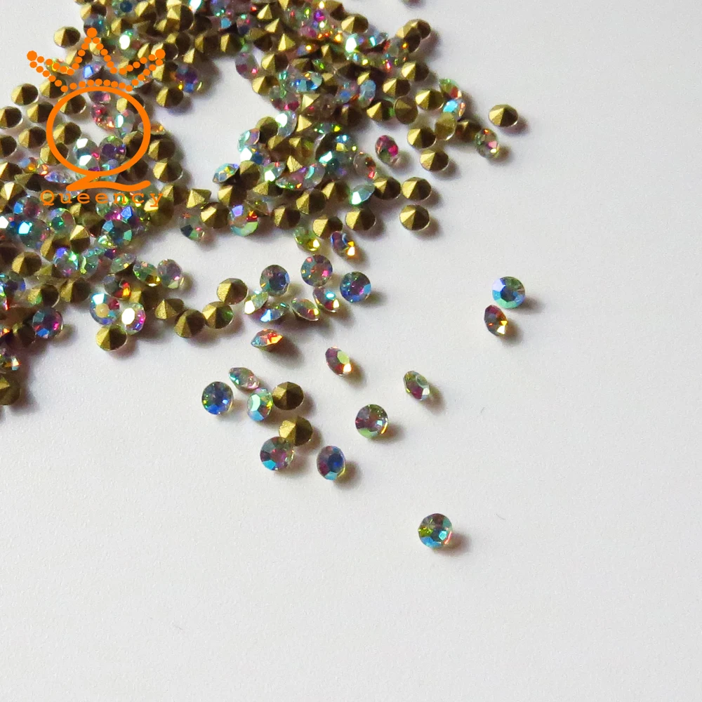 

1440pcs/pack Crystal AB Mix Sizes SS3 SS4 SS6 SS8 SS10 SS12 SS16 SS20 SS30 SS34 Point Back Rhinestones glass strass chaton stone