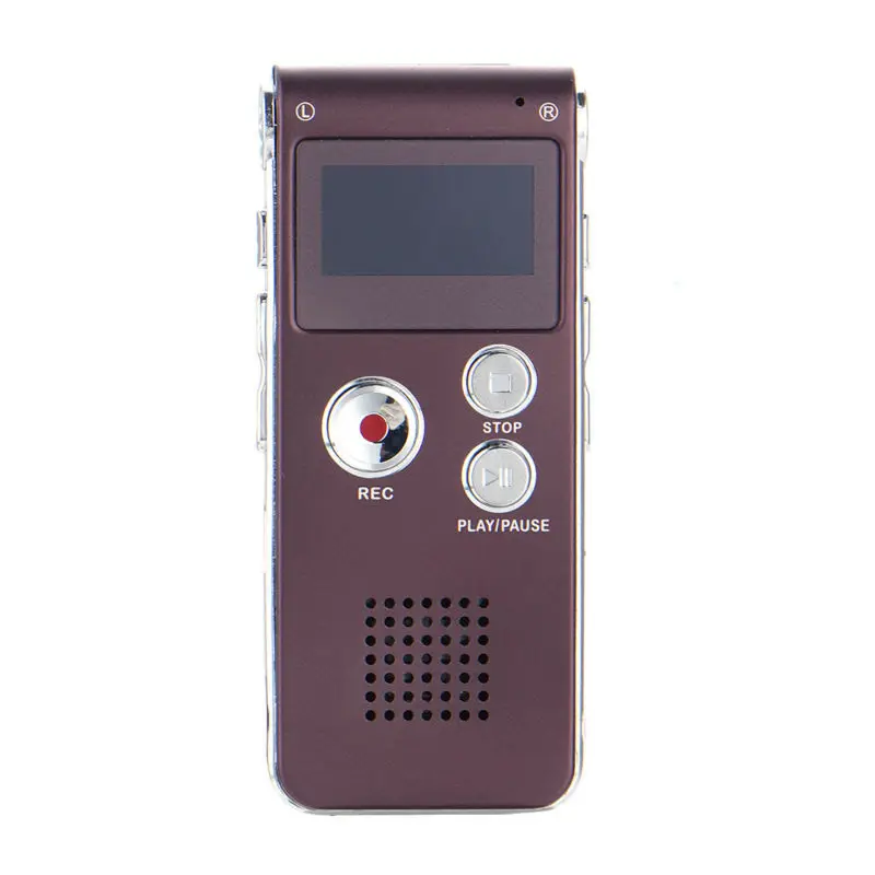 Перезаряжаемые N28 16 gгб цифровой голос Регистраторы 650Hr диктофон MP3 плеер USB флэш-память поддерживает MP3 WMA ASF и WAV музыкальные форматы - Цвет: Красный