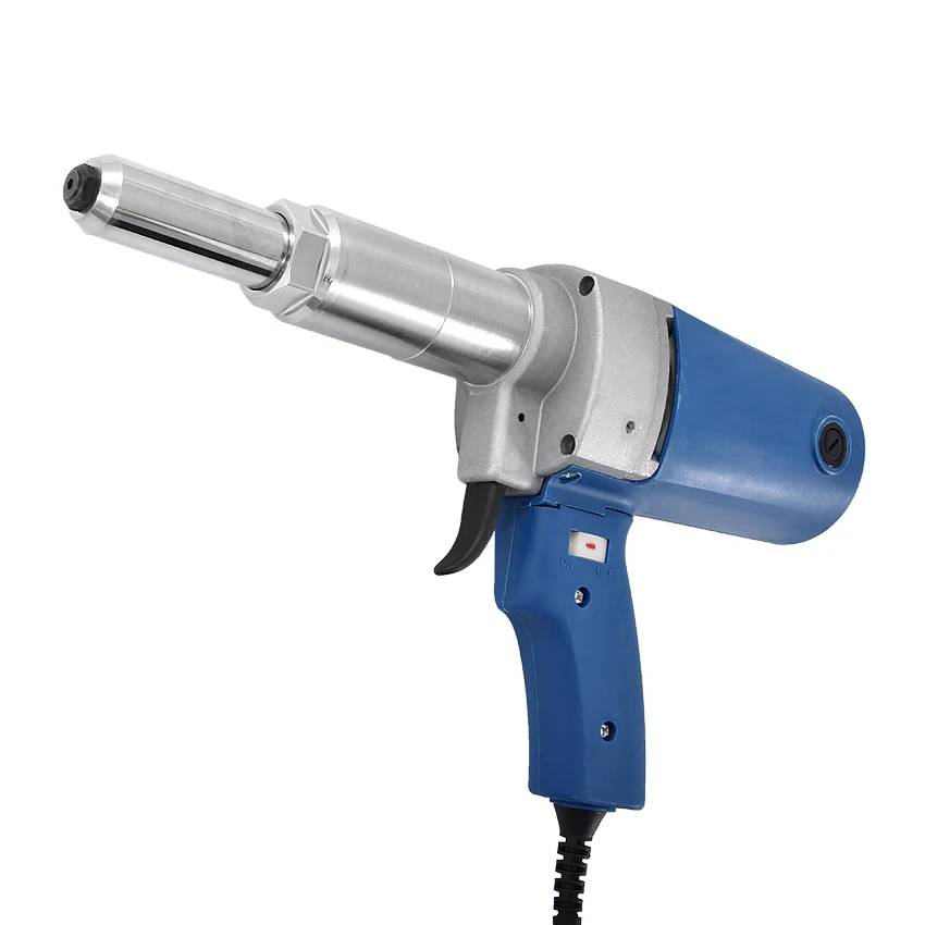 

NEW Arrival P1M-SA3-5 Electric Rivet Gun 220v / 50HZ 400W Electric Riveter Gun Riveting Tool Pull Nail Gun 7000N 23MM Work Trip