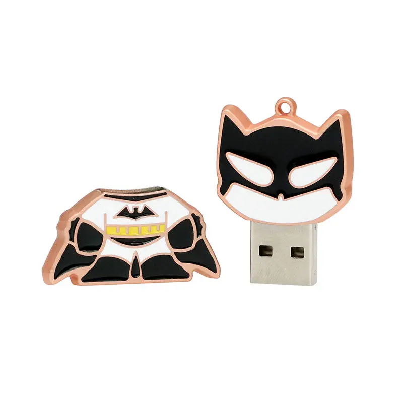 Pen Drive 4G 8G 16 32G USB 2.0 USB Flash Drive Flash Keyring Memory PenDrive Cartoon Character Superhero Batman USB Drive