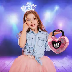 Повседневная Детская косметика в форме сердца для девочек, как на картинке, макияж для дома, От 7 до 14 лет, набор игрушек