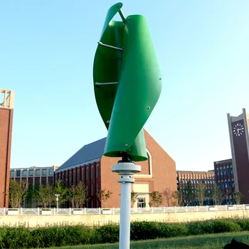 

New product Green Spiral type wind generator 12v 24v without AUTO MPPT controller of vertical wind turbine 200w