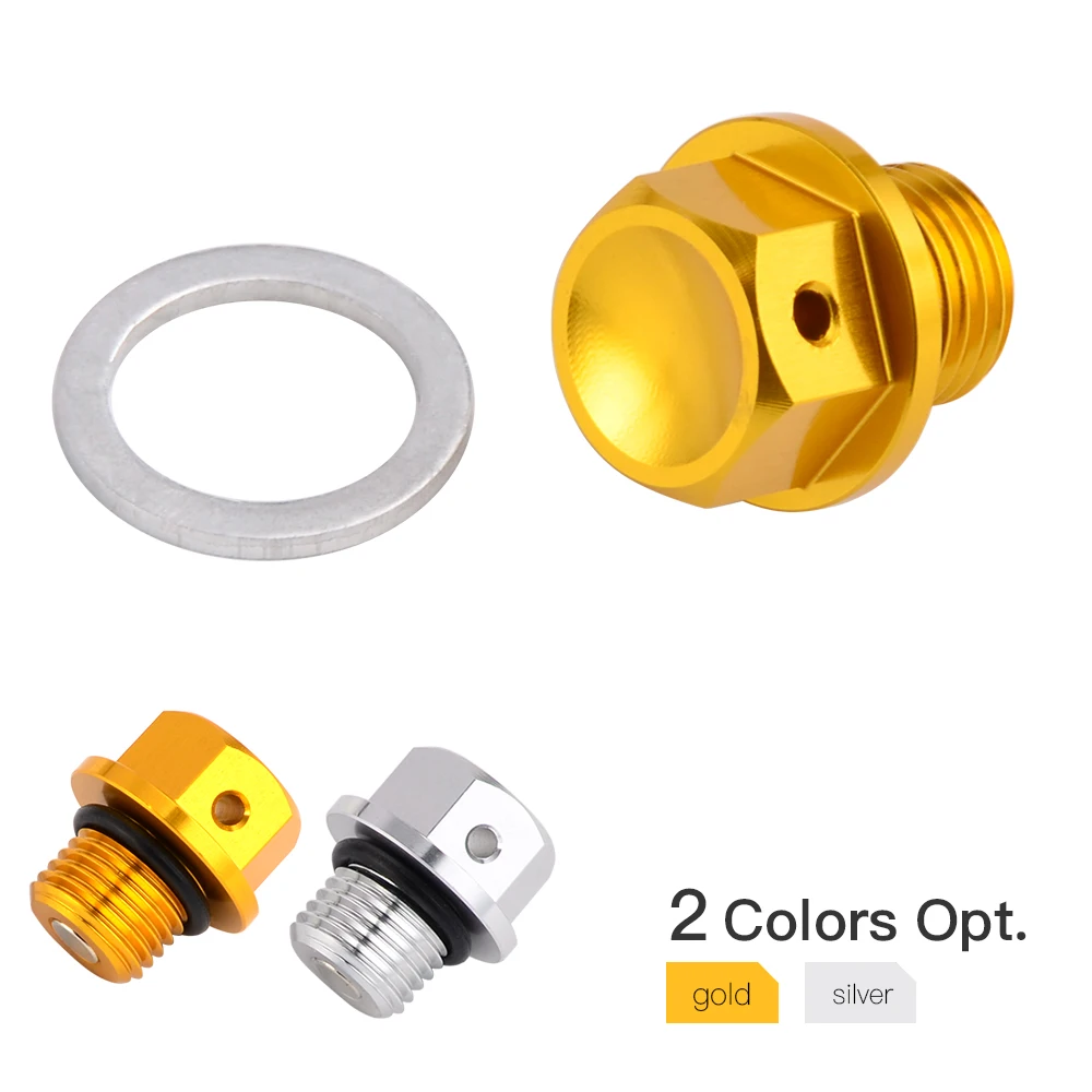 

M12xP1.25 Magnetic Oil Drain Plug Bolt Screw For Suzuki RM125 RM250 RMZ250 RM-Z250 DRZ70 DRZ100 DR-Z250 DRZ400S DRZ400M DRZ400SM